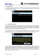 Preview for 21 page of Future Design MCT-MC 4.3 User Manual