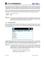 Preview for 22 page of Future Design MCT-MC 4.3 User Manual