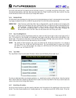 Preview for 24 page of Future Design MCT-MC 4.3 User Manual