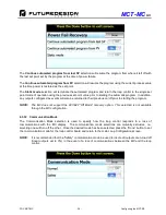 Preview for 36 page of Future Design MCT-MC 4.3 User Manual