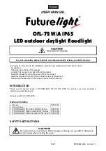 Preview for 16 page of Future light 51841382 User Manual