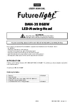 Preview for 28 page of Future light 51841828 User Manual