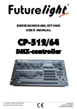 Предварительный просмотр 1 страницы Future light CP-512/64 User Manual