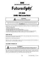 Preview for 4 page of Future light CY-250 User Manual