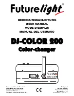 Preview for 1 page of Future light DJ-COLOR 200 User Manual