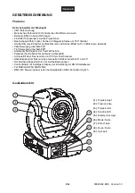 Предварительный просмотр 8 страницы Future light DJ-HEAD 250 WASH User Manual