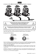 Предварительный просмотр 13 страницы Future light DJ-HEAD 250 WASH User Manual