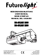 Future light DJ-SCAN 250 User Manual preview