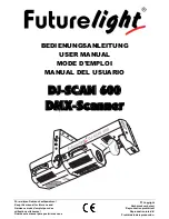 Preview for 1 page of Future light DJ-SCAN 600 User Manual