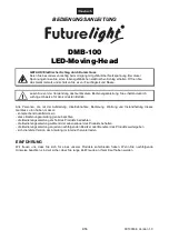 Предварительный просмотр 4 страницы Future light DMB-100 User Manual