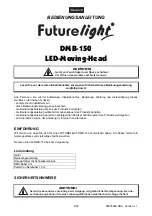 Preview for 4 page of Future light DMB-150 User Manual