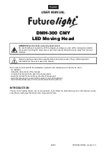 Предварительный просмотр 32 страницы Future light DMH-300 CMY User Manual