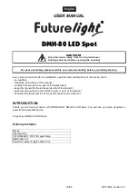 Preview for 33 page of Future light DMH-80 User Manual