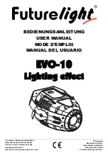 Future light EVO-10 User Manual предпросмотр