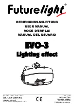 Preview for 1 page of Future light EVO-3 User Manual