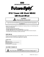 Предварительный просмотр 3 страницы Future light EYE-7 RGBW User Manual