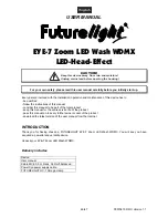 Предварительный просмотр 26 страницы Future light EYE-7 RGBW User Manual