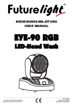 Preview for 1 page of Future light EYE-90 RGB User Manual