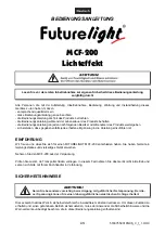 Предварительный просмотр 4 страницы Future light MCF-200 User Manual