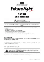 Предварительный просмотр 28 страницы Future light MCF-200 User Manual