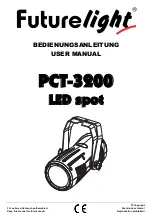 Future light PCT-3200 User Manual preview