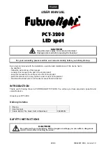 Preview for 20 page of Future light PCT-3200 User Manual