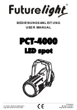 Future light PCT-4000 User Manual preview