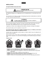 Preview for 8 page of Future light PHS-250 Pro-Head-Spot User Manual