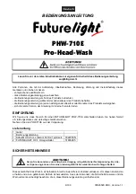 Preview for 4 page of Future light PHW-710E User Manual