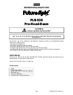 Preview for 4 page of Future light PLB-230 Pro-Head-Beam User Manual