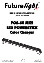 Future light POS-60 MK2 LED POWERSTICK User Manual preview