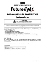 Preview for 3 page of Future light POS-60 MK2 LED POWERSTICK User Manual