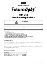 Preview for 42 page of Future light PRH-360 Pro-Rotating-Holder User Manual