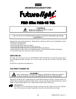 Preview for 3 page of Future light PRO Slim PAR-18 TCL User Manual