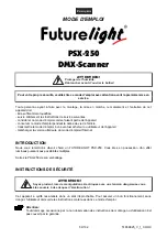 Предварительный просмотр 54 страницы Future light PSX-250 User Manual