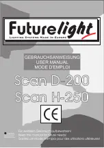 Preview for 1 page of Future light Scan D-200 User Manual