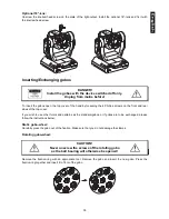 Preview for 35 page of Future light Spotlight MH-660 User Manual