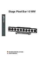 Preview for 1 page of Future light Stage Pixel Bar 10 WW User Manual