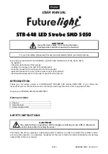 Preview for 14 page of Future light STB-648 LED Strobe SMD 5050 User Manual