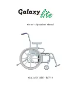 Future Mobility Healthcare Inc. Galaxy Lite Owner'S Operation Manual preview