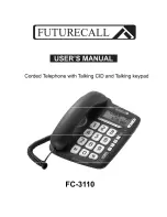 Preview for 1 page of FutureCall FC-3110 User Manual