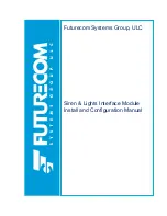 Preview for 1 page of Futurecom Siren & Lights Interface Module Install And Configuration Manual