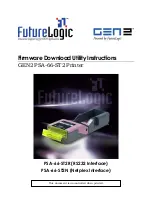 FutureLogic GEN2 PSA-66-ST2 Instructions Manual preview