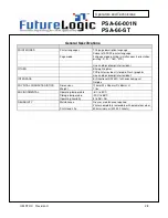 Preview for 28 page of FutureLogic PSA-66-001N Operator'S Manual