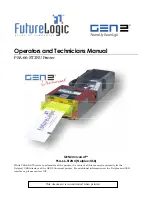 FutureLogic PSA-66-ST2NU Operator'S Manual предпросмотр