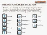 Preview for 6 page of FUTUREMASSAGER ROBOKING PLUS 4D Manual