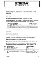 Preview for 10 page of FutureTrak Space scanner User Manual