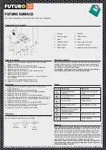 Preview for 3 page of FUTURO SURFACE BRW 148205 Short Manual