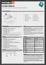 Preview for 5 page of FUTURO SURFACE BRW 148205 Short Manual