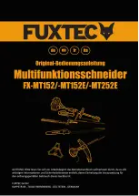 Preview for 1 page of FUXTEC 4260249444874 Original User Manual